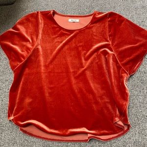 Madewell velvet tshirt